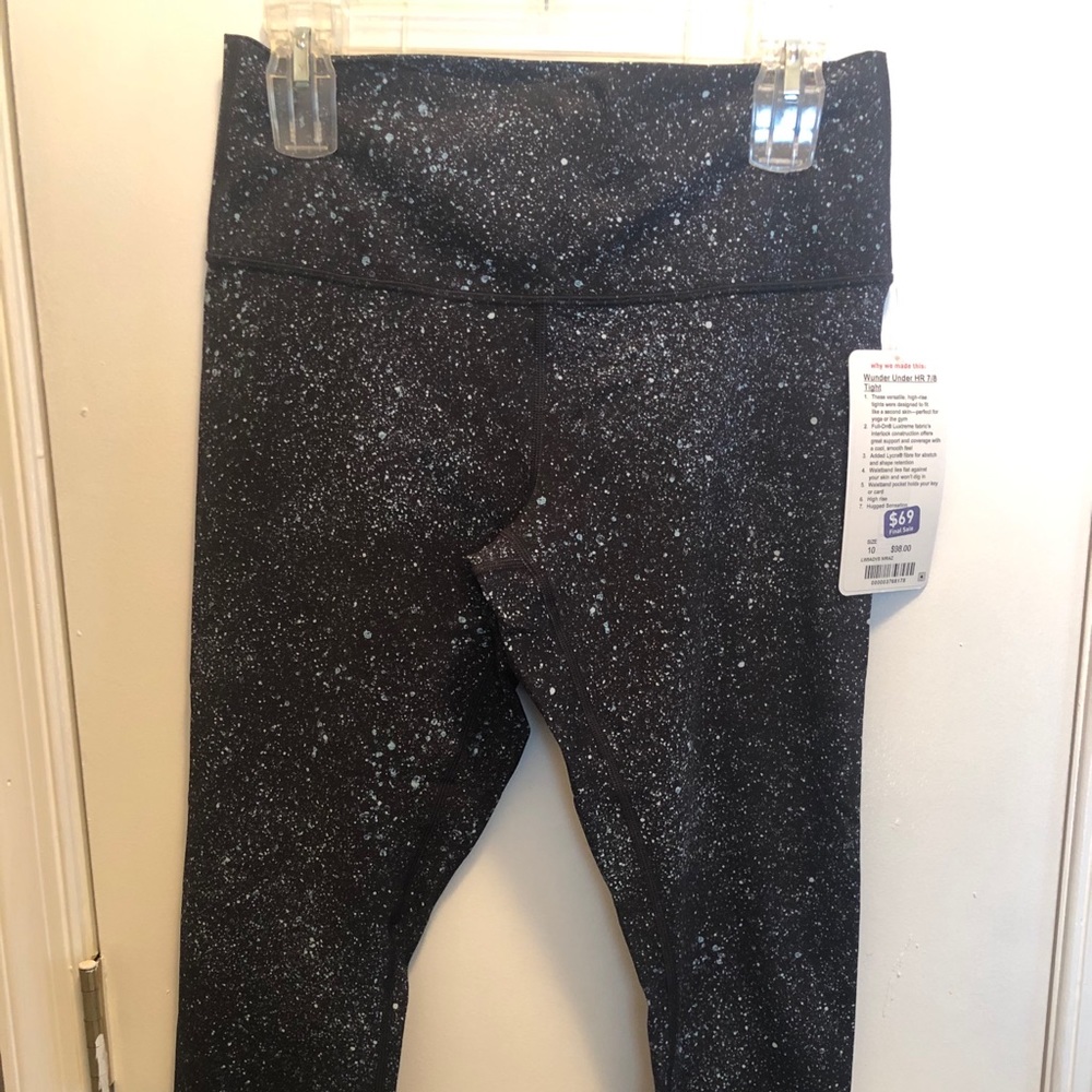 Lululemon women’s wunder under 7/8 HR tight Sz 10